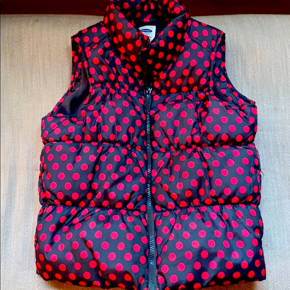 Old Navy girls down vest